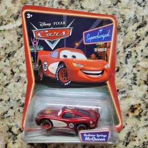Disney Pixar Supercharged Series Cars Radiator Springs McQueen Toy Car - Red